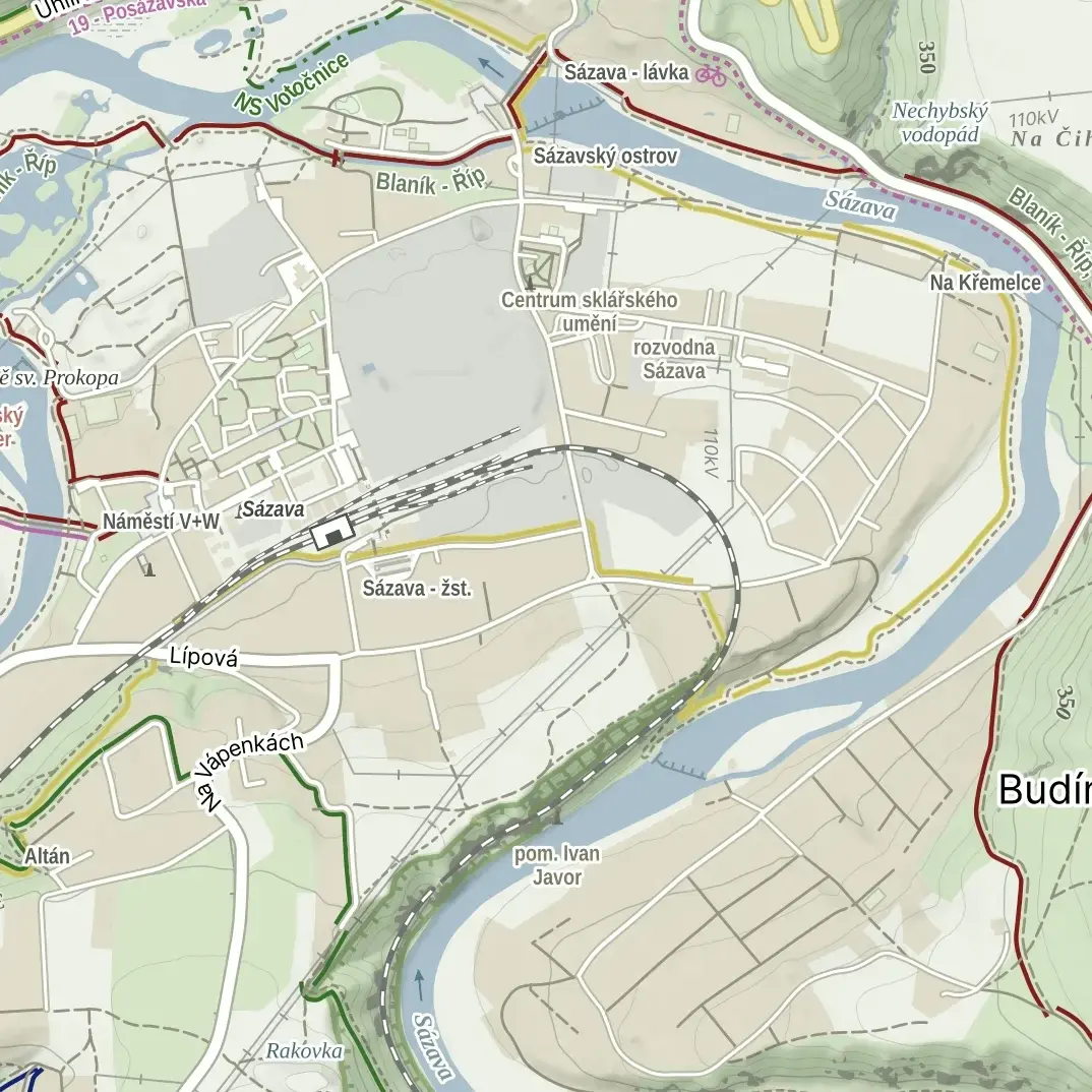 Sázava • Cesta b98d
